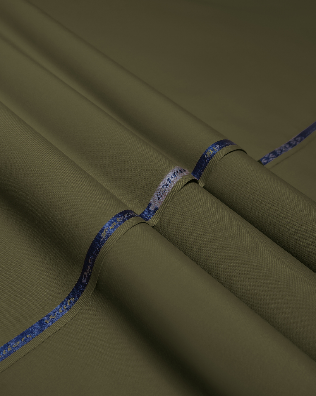 Men's Suit Olive Green Empire Suiting Wash & Wear Unstitched