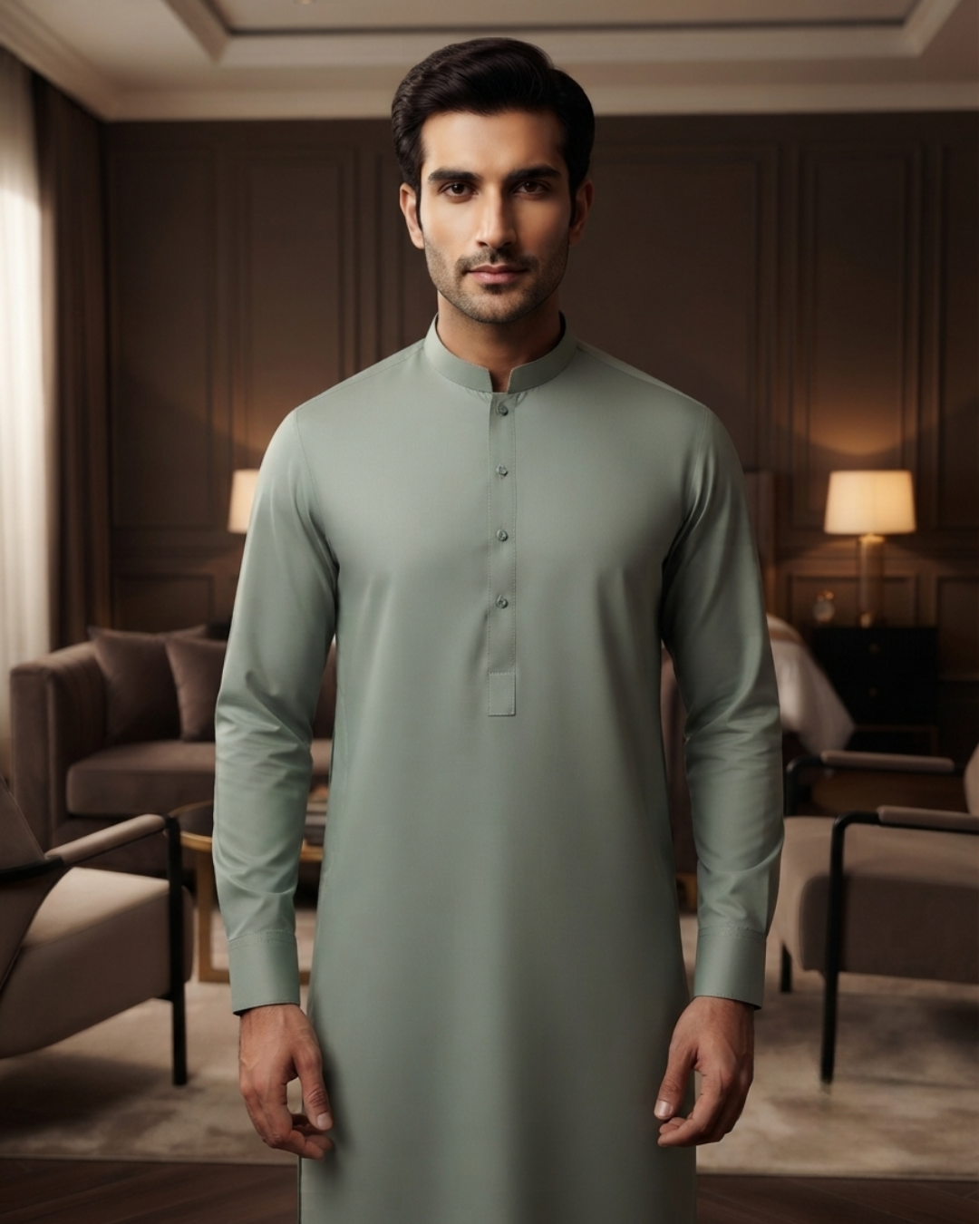 Men's Suit Sea Green Milano Boski Unstitched
