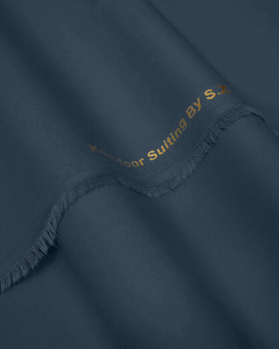 Men's Suit Steel Blue Koh e Toor Wash & Wear Unstitched