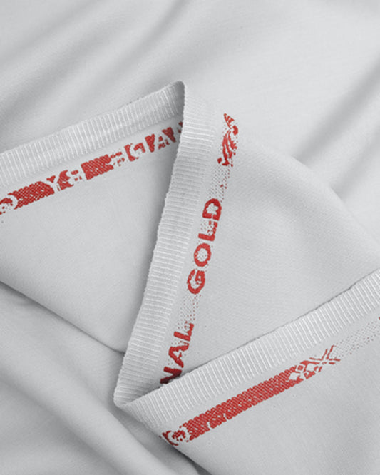 Men's Suit Ice White Milano Boski Unstitched