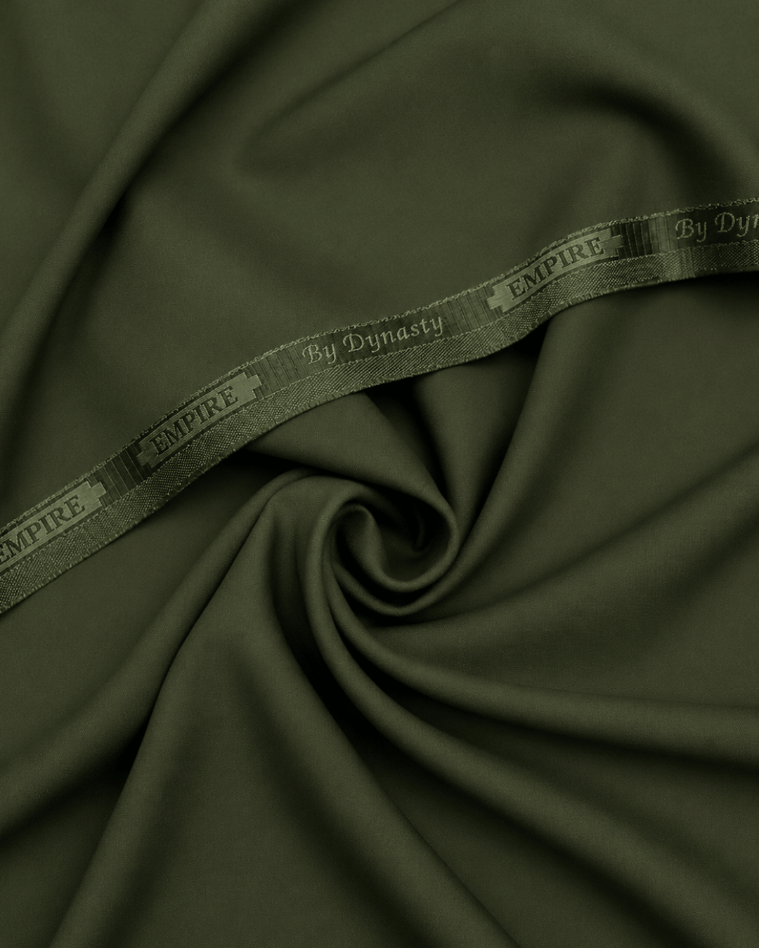 Men's Suit Dark Green Empire Suiting Wash & Wear Unstitched