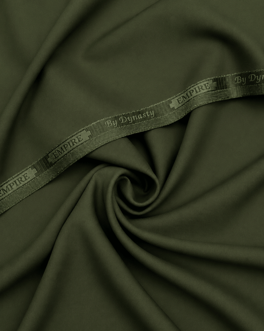 Men's Suit Dark Green Empire Suiting Wash & Wear Unstitched