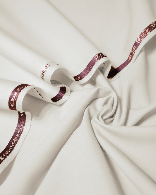 Men's Suit Off-White Empire Suiting Wash & Wear Unstitched