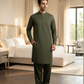 Men's Suit Olive Green Koh e Toor Wash & Wear Unstitched