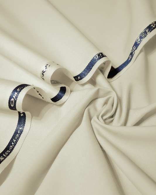 Men's Suit Cream Empire Suiting Wash & Wear Unstitched