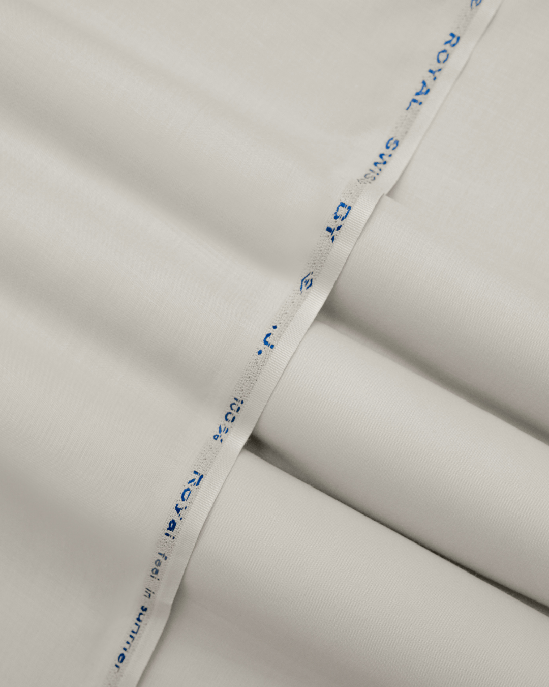Men's Suit Pearl White Royal Swiss Wash & Wear Unstitched
