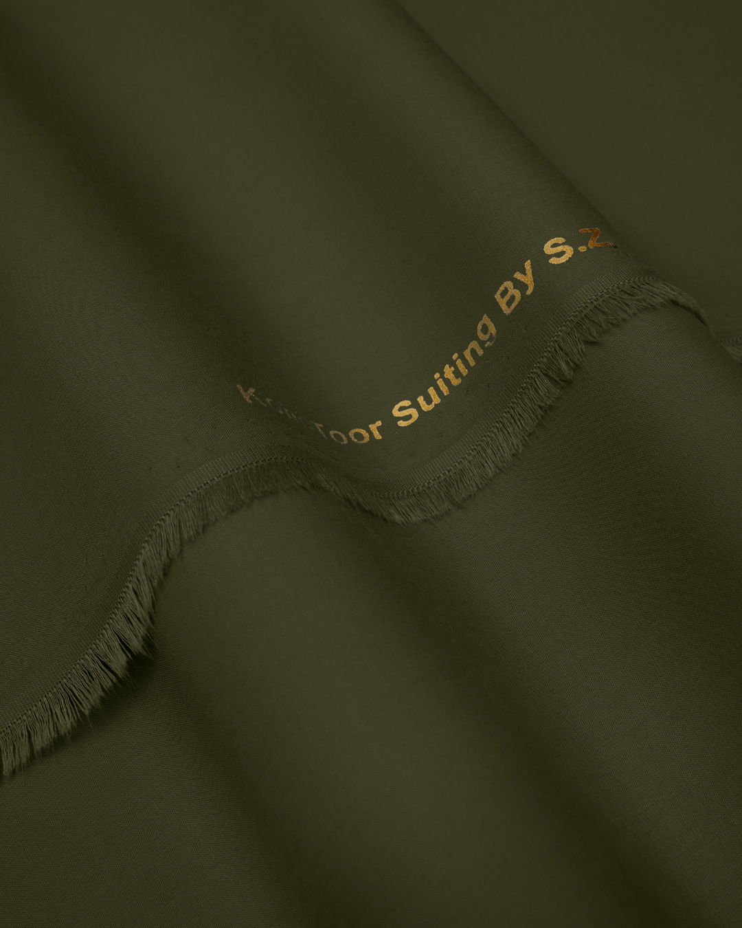 Men's Suit Olive Green Koh e Toor Wash & Wear Unstitched