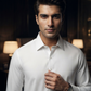 Men's Suit Pure White Milano Boski Unstitched