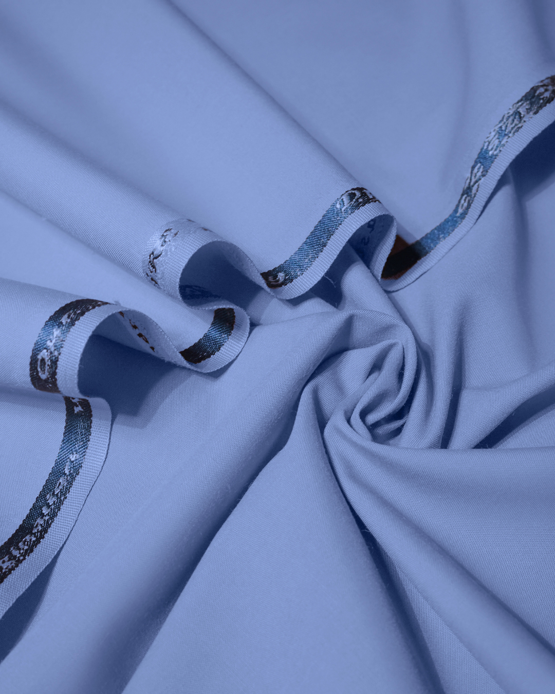 Men's Suit Sky Blue Empire Suiting Wash & Wear Unstitched