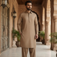 Men's Suit Taupe Brown MVS Winter Parker Unstitched