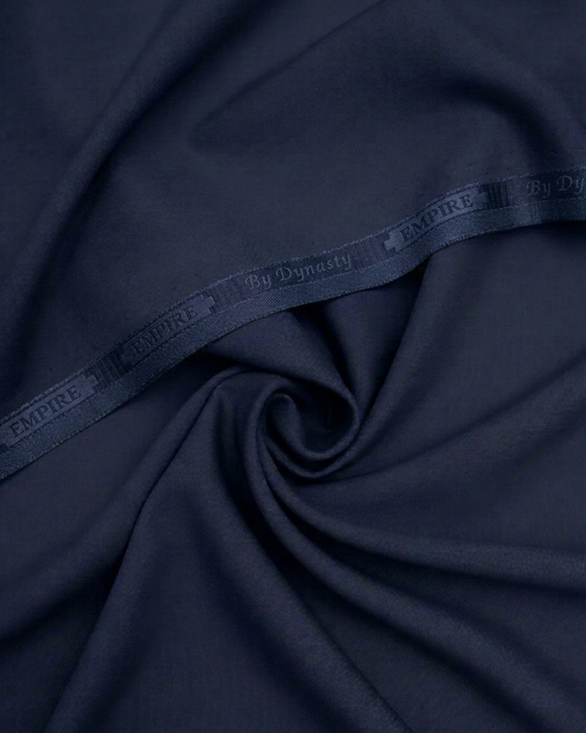 Title: Men's Suit Slate Blue Empire Suiting Wash & Wear Unstitched