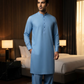 Men's Suit Sky Blue Koh e Toor Wash & Wear Unstitched