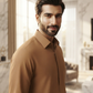 Men's Suit Camel Brown Milano Boski Unstitched
