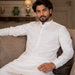Men's Suit Half White Signature Boski Unstitched