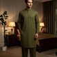 Men's Suit Moss Green Koh e Toor Wash & Wear Unstitched