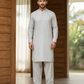 Men's Suit Ice White Royal Swiss Wash & Wear Unstitched