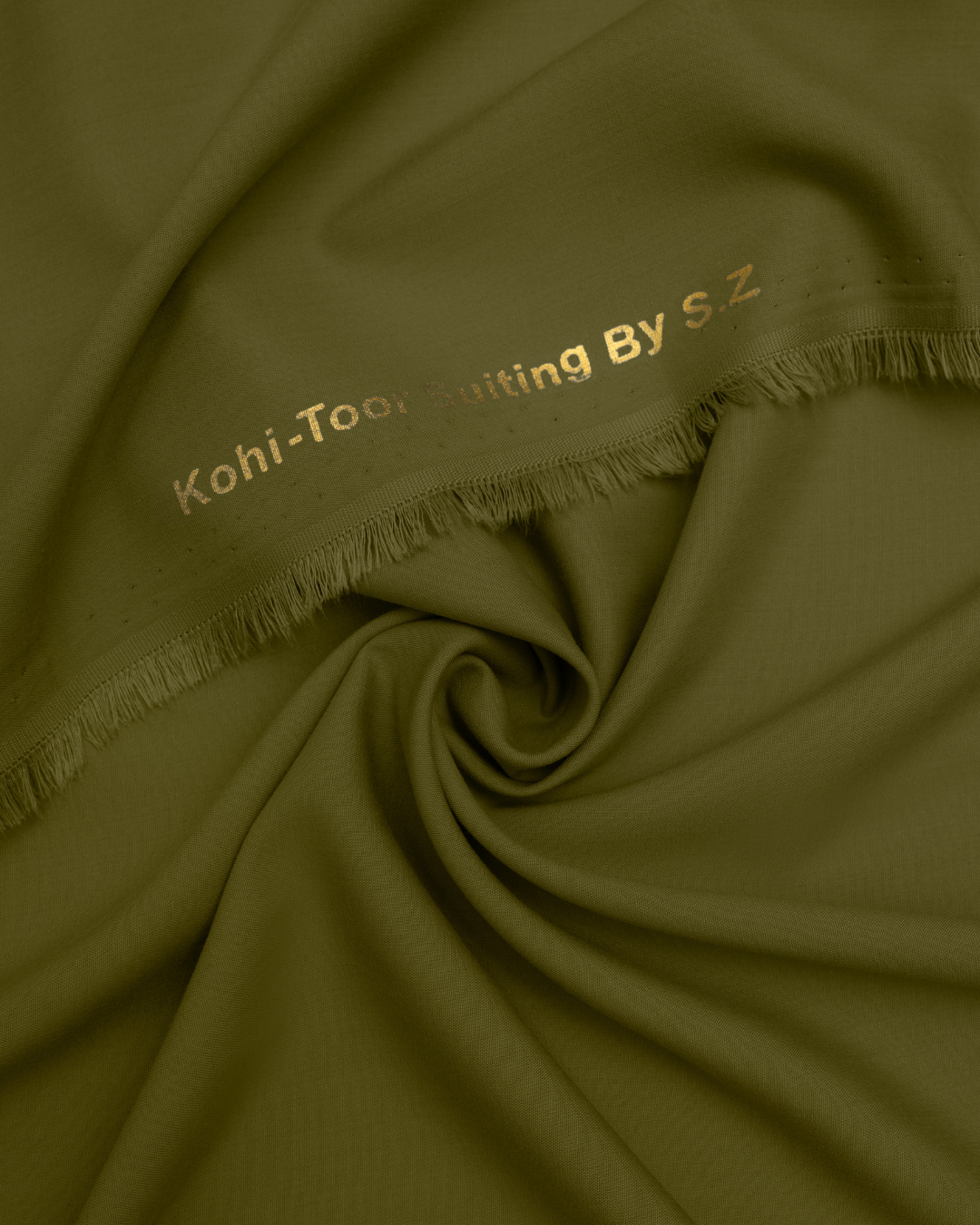 Men's Suit Moss Green Koh e Toor Wash & Wear Unstitched