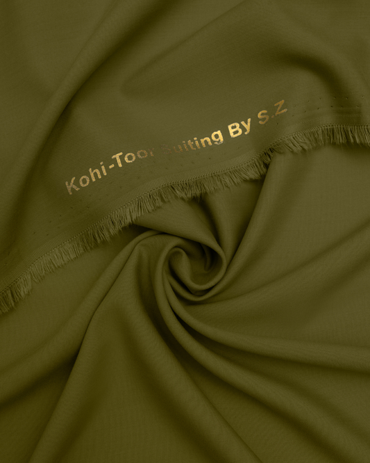 Men's Suit Moss Green Koh e Toor Wash & Wear Unstitched