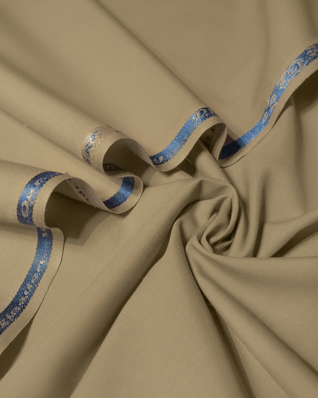 Men's Suit Khaki Beige Empire Suiting Wash & Wear Unstitched