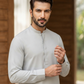 Men's Suit Ice White Royal Swiss Wash & Wear Unstitched