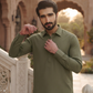 Men's Suit Olive Taupe MVS  Winter Parker Unstitched