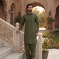 Men's Suit Olive Taupe MVS  Winter Parker Unstitched