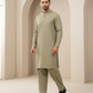 Men's Suit Sand Beige Royal Swiss Wash & Wear Unstitched