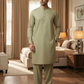 Men's Suit Olive Green Milano Boski Unstitched