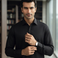 Men's Suit Signature Premium Black Wash & Wear Unstitched