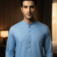 Men's Suit Sky Blue Koh e Toor Wash & Wear Unstitched