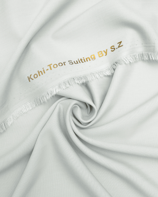 Men's Suit Crystal White Koh e Toor Wash & Wear Unstitched