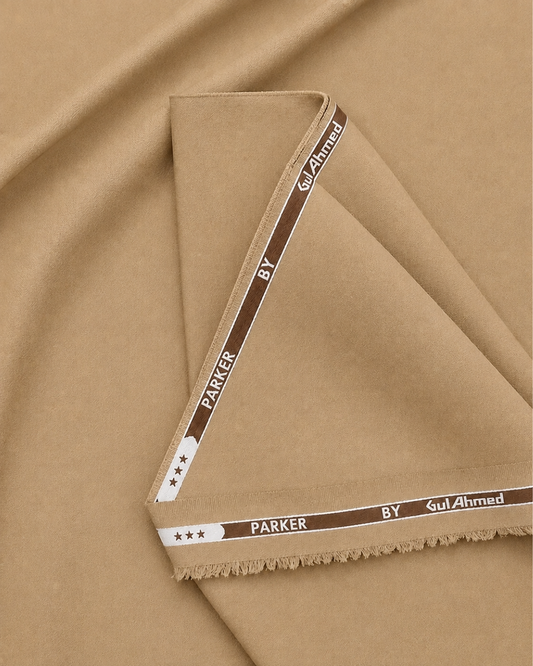 Men's Suit Camel Brown MVS Winter Parker Unstitched