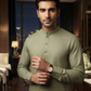 Men's Suit Khaki Beige Koh e Toor Wash & Wear Unstitched
