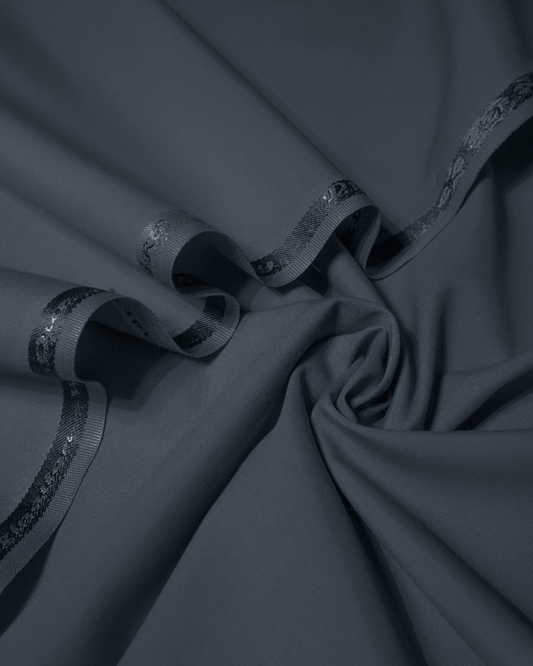 Title: Men's Suit Slate Gray Empire Suiting Wash & Wear Unstitched