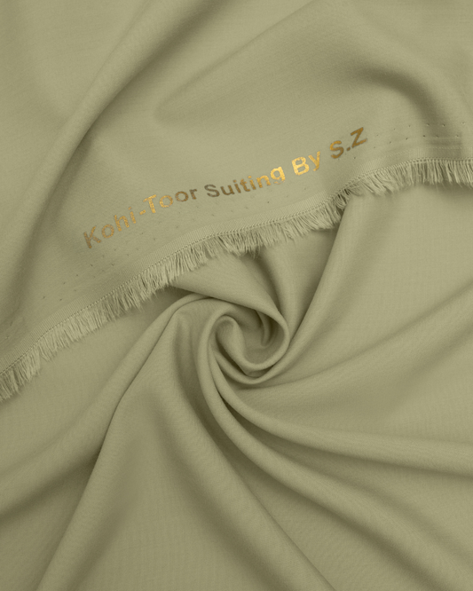 Men's Suit Khaki Beige Koh e Toor Wash & Wear Unstitched