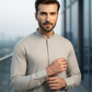 Men's Suit Ivory Cream Royal Swiss Wash & Wear Unstitched