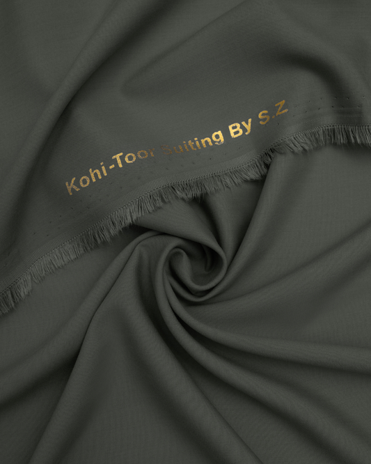 Men's Suit Charcoal Grey Koh e Toor Wash & Wear Unstitched