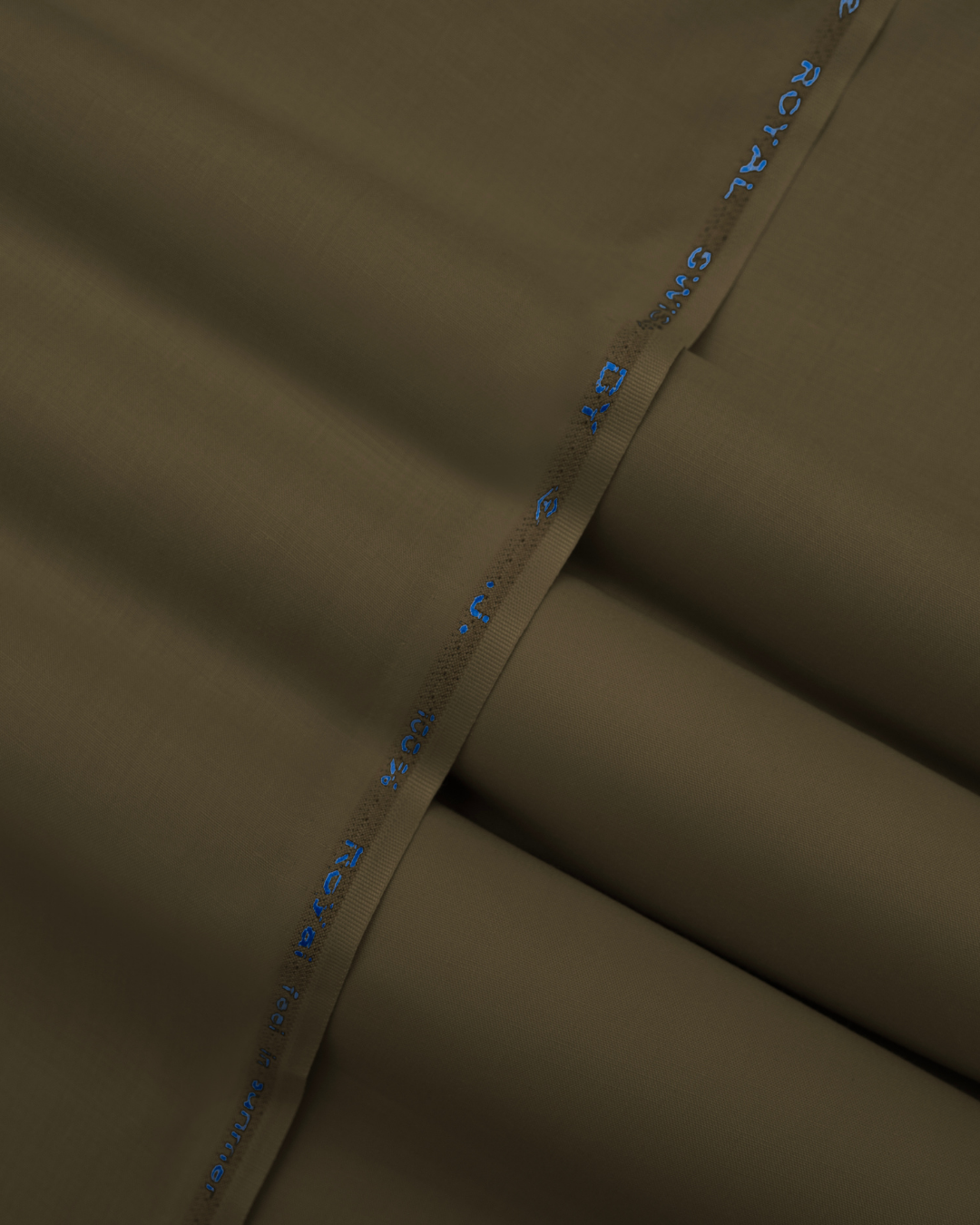 Men's Suit Walnut Brown Royal Swiss Wash & Wear Unstitched