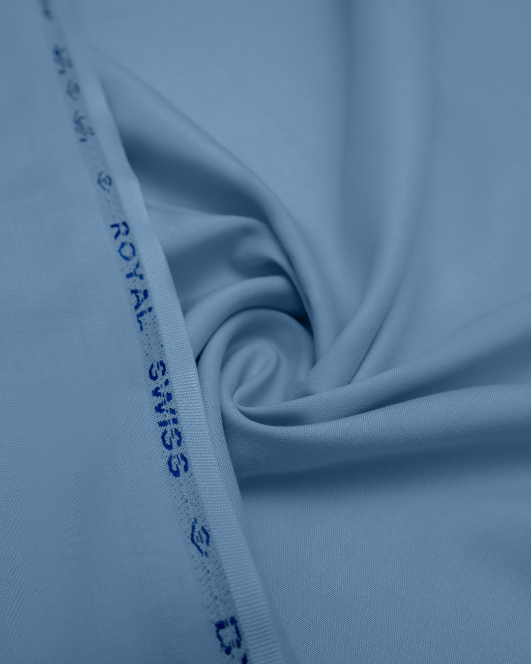 Men's Suit Powder Blue Royal Swiss Wash & Wear Unstitched