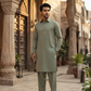 Men's Suit Ivory Mint MVS Winter Parker Unstitched