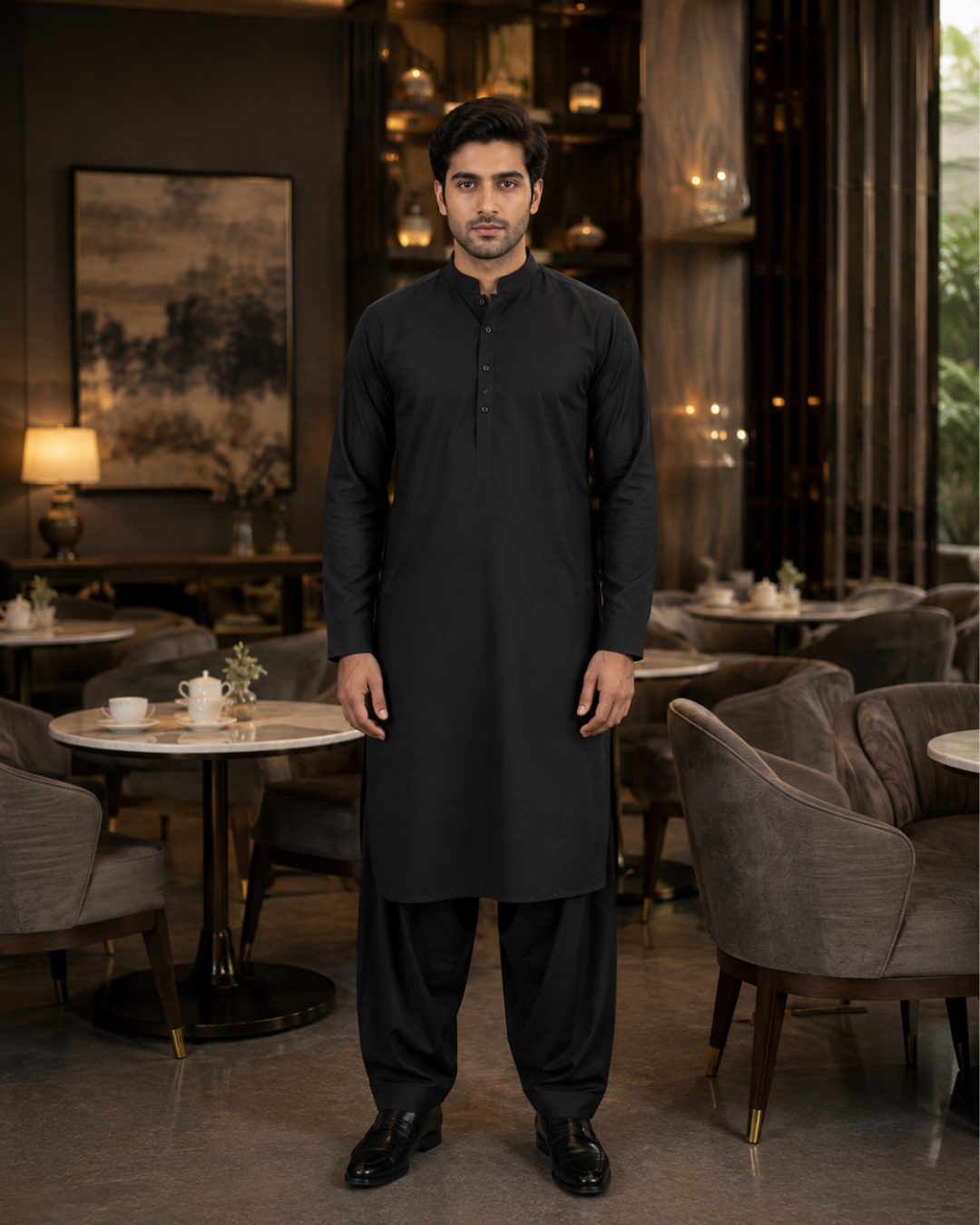 Men's Suit Black Signature Boski Unstitched