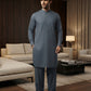 Men's Suit Steel Blue Milano Boski Unstitched