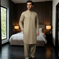Men's Suit Sand Beige Koh e Toor Wash & Wear Unstitched