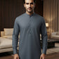 Men's Suit Steel Blue Milano Boski Unstitched