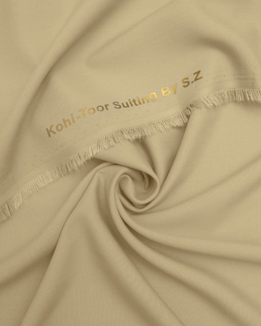 Men's Suit Sand Beige Koh e Toor Wash & Wear Unstitched