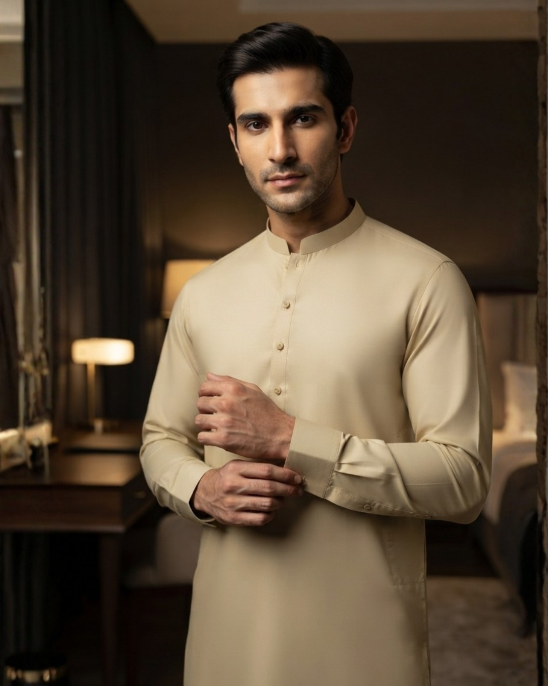 Men's Suit Light Beige Milano Boski Unstitched