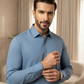Men's Suit Powder Blue Royal Swiss Wash & Wear Unstitched