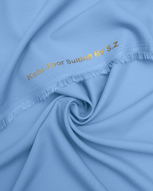 Men's Suit Sky Blue Koh e Toor Wash & Wear Unstitched