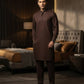 Men's Suit Chocolate Brown Milano Boski Unstitched