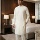Men's Suit Ivory Cream Milano Boski Unstitched